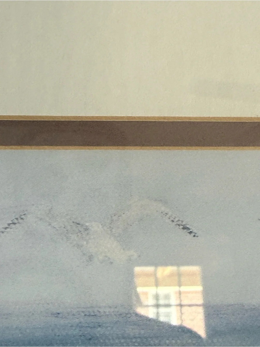 HELENE LEVEILLEE FRAMED ART PRINT ON VACATION AT LAST GIRLS BEACH SEAGULLS